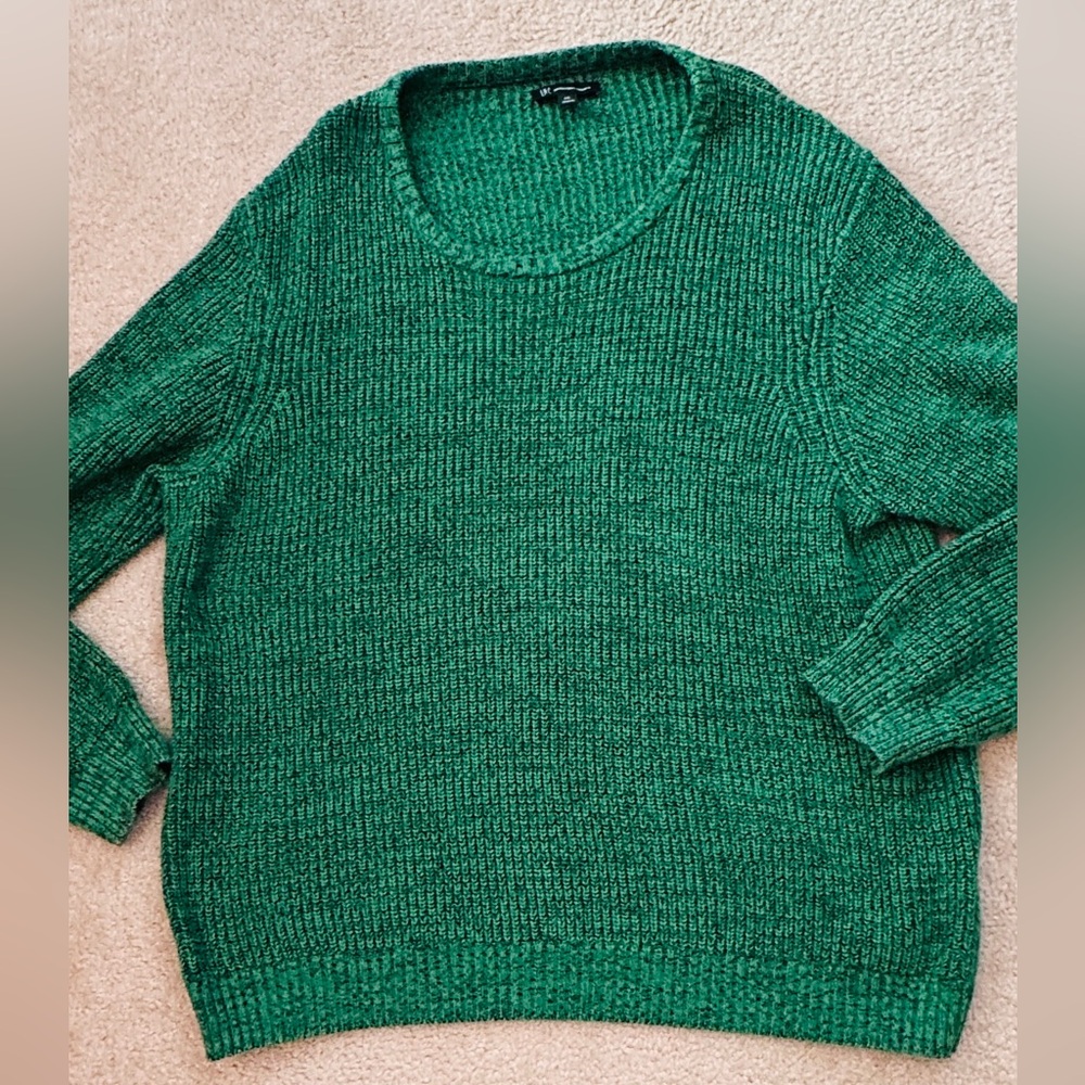 INC International Concepts Men's Green Crewneck Sweater